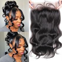 Cabelo humano frontal de renda 360 DSEKCAIN Body Wave 16" 150% de densidade