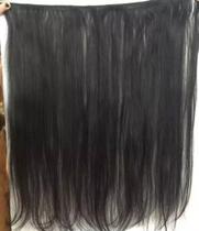 Cabelo Humano Liso Natural Em Tela Mega Hair 70cm 100gramas.