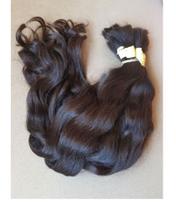 Cabelo humano liso ondulado prémium 60cm/100g