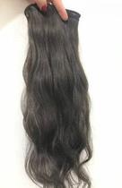 Cabelo Humano na Tela Castanho Virgem para Mega Hair Tecido 45cm 50gr