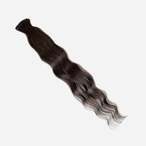 Cabelo Humano na Tela Ondulado Castanho - 65cm