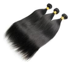 Cabelo Humano Natural Mega Hair Liso Na Tela 40Cm - 50G