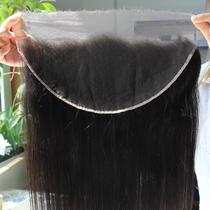 Cabelo humano reto de renda frontal BEEOS HD 13x6 45cm