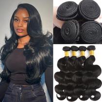 Cabelo Humano RLNNRS Body Wave 12A - 100% Brasileiro - 4 Pacotes