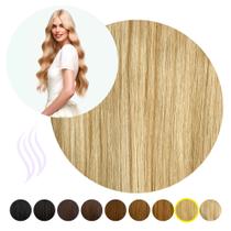 Cabelo Humano Tic Tac Loiro Claro Tela Unica 55 Cm 60 Gr