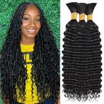 Cabelo Humano Trançado AKONSOUL Deep Wave - 110g - 60cm