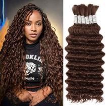 Cabelo humano trançado Hair Renyarch 20cm 6 pacotes 150g 4