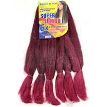 Cabelo Jumbo 6X 400G Pacotão Para Tranças FIBRA SUPER SOFT Jumbo Box braid FASHION YOU