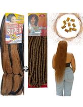 Cabelo Jumbo Box Braids Jumbão 400g Nina Softex Anéis