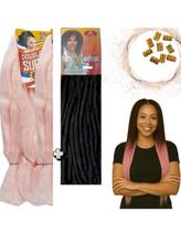 Cabelo Jumbo Box Braids Jumbão 400g Nina Softex Anéis