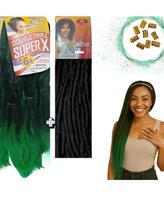 Cabelo Jumbo Box Braids Jumbão 400g Nina Softex Anéis Cabelo Jumbo Box Braids Jumbão 400g Nina Softex Anéis
