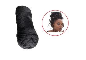 Cabelo Jumbo Fio Panamá Preto Tranças Braid E Dreads - 5Pcts Cabelo Jumbo Fio Panamá Preto Tranças Braid E Dreads - 5Pcts