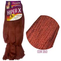 Cabelo Jumbo Jumbão Hiper X Ruivo 350 Kanekalon Tranças Braids Box Original