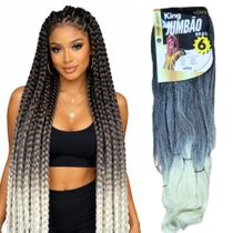 Cabelo Jumbo Jumbão Para Tranças Box Braid Fibra Leve 400g