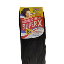 Cabelo Jumbo Jumbão Super X Para Tranças Box Braid 400 Gr