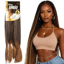 Cabelo Jumbo Profissional Box Braids Fácil De Trançar 400g