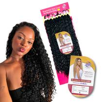 Cabelo Karen Fibra Bio Proteina Cacheado Afro Na Tela 75Cm