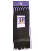 Cabelo Liso Fibra De Colágeno 65cm 300g 8Telas Top Hair