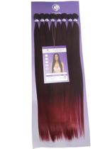 Cabelo Liso Fibra De Colágeno 65cm 300g 8Telas Top Hair