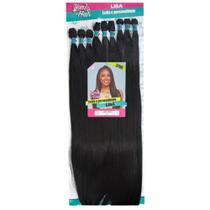 Cabelo Liso Idêntico Ao Humano Bio Fibra 300 Gramas Entrelace