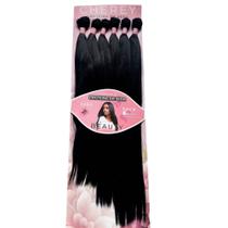 Cabelo Liso Super Natural 65cm Fibra Proteína Da Seda Cherey