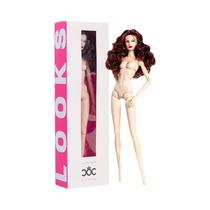 Cabelo Loiro Pele Branca 1/6 Boneca Bjd Colecionador De Moda Europeia Roupa Diária Limitada Vestido