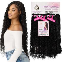 Cabelo Miss Pink Bio Fibra Natural Cacheado Com Jumbo 85cm Cabelo Miss Pink Bio Fibra Natural Cacheado Com Jumbo 85cm
