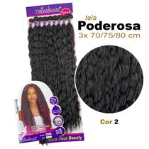 Cabelo Modelo Poderosa Dsoar Hair Fibra Organica 80 Cm Tela