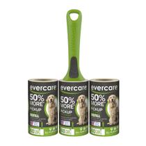 Cabelo multiuso para animais de estimação Lint Roller Evercare com 2 recargas