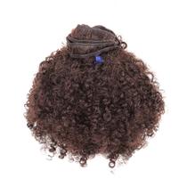 Cabelo Natural Crespo 30cm com Tecimento Textura Coily De Benguela Castanho Escuro 100g Cabelo Natural Crespo 30cm com Tecimento Textura Coily De Benguela Castanho Escuro 100g