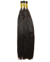 Cabelo natural para megahair ponta cheia castanho 60cm