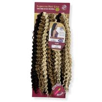 Cabelo Nora Cacheado Fibra de Proteína Crochet Braid Ser Mulher 75cm 300 Gramas