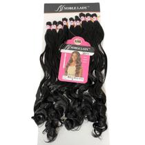Cabelo Ondulado Entrelace Fibra Bio Proteína Super Natural 80cm
