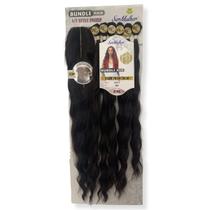 Cabelo Ondulado Ser Mulher Modelo Patty 320 gramas Entrelace Com Top Closure 75 cm Kanekalon Futura