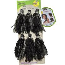 Cabelo Orgânico Aplique Para Entrelace Cacheado Curto Afro