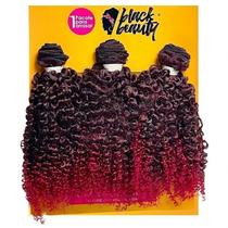 Cabelo Organico Black Incrivel Entrelace 30cm - Cor Cast. Escuro/Marsala Cabelo Organico Black Incrivel Entrelace 30cm - Cor Cast. Escuro/Marsala