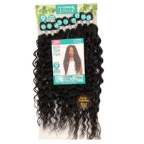 Cabelo Orgânico Cacheado Beleza G Plus 320g 75cm Sleek Cor SP2430 Morena Iluminada