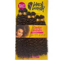 Cabelo Orgânico Cacheado Cacho 2B 250g 65 cm - Black Beauty