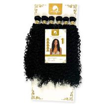 Cabelo Orgânico Cacheado Entrelace Fibra Bio Macia Estylo Mulher Linha Soft 70cm