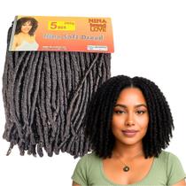 Cabelo Orgânico Cacheado Nina Soft Dread 360g Pacotão Crochet Braids