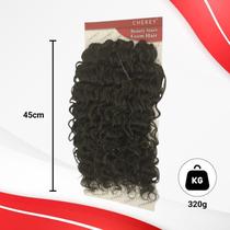 Cabelo Organico Crochet Zlp 320Gr 45Cm