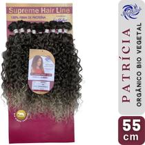 Cabelo Orgânico Fibra de Proteína Cacheado Modelo Patrícia Ser Mulher 55 cm Entrelace 280 g