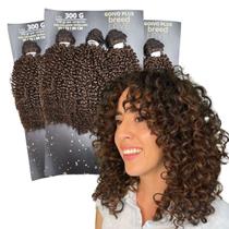 Cabelo Orgânico Goivo 300g Cacheado 3 Peças 70/75/80cm Cacheado Aplique Crochet Braids Crochet Braid
