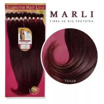 Cabelo Orgânico Liso Marli Bio Proteína Entrelace Ser Mulher 320 gramas 70 cm