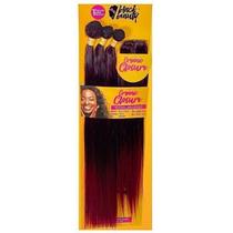Cabelo Orgânico Meu Poder 80cm Preto/Marsala Cabelo Orgânico Meu Poder 80cm Preto/Marsala