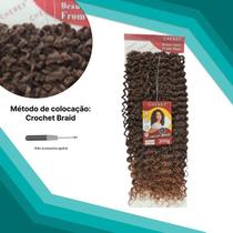 Cabelo Orgânico Percific Curl 300G 65Cm Para Crochet Braid