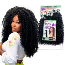 Cabelo Organico Tela Rainha Cacheado Afro Fashion Line 385g