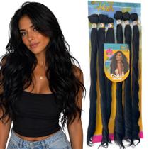 Cabelo Orgânico Thais Ondulado Toque Macio Movimento Natural
