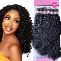 Cabelo Para Entrelace Fibra Importada Orgânica 300g Belezura