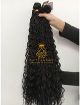 Cabelo para Mega Hair na Tela Humanizado Cacheado 60cm Natural Fibra Russa